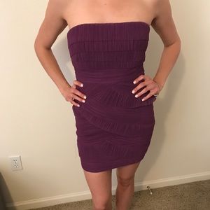 Purple BCBG dress